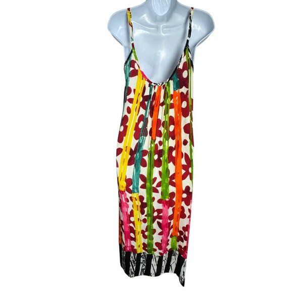 Jams World Ariana Midi sundress Dress size Small Valerian Print USA Made W3104 - Picture 4 of 9